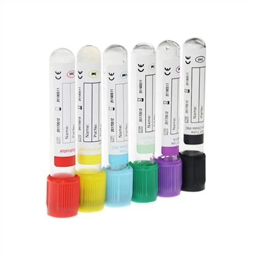 Engangs 3ml 6ml Edta K2 K3 koagulant Plast Pet Serum Glass Blodprøve Samler oppsamlingsrør