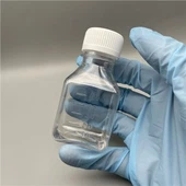 Firkantet Gjennomsiktig PET Plast Media Blod Serum Reagens Flaske
